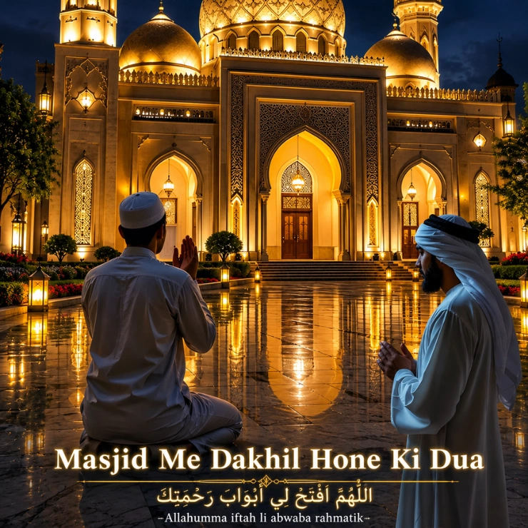 masjid me dakhil hone ki dua