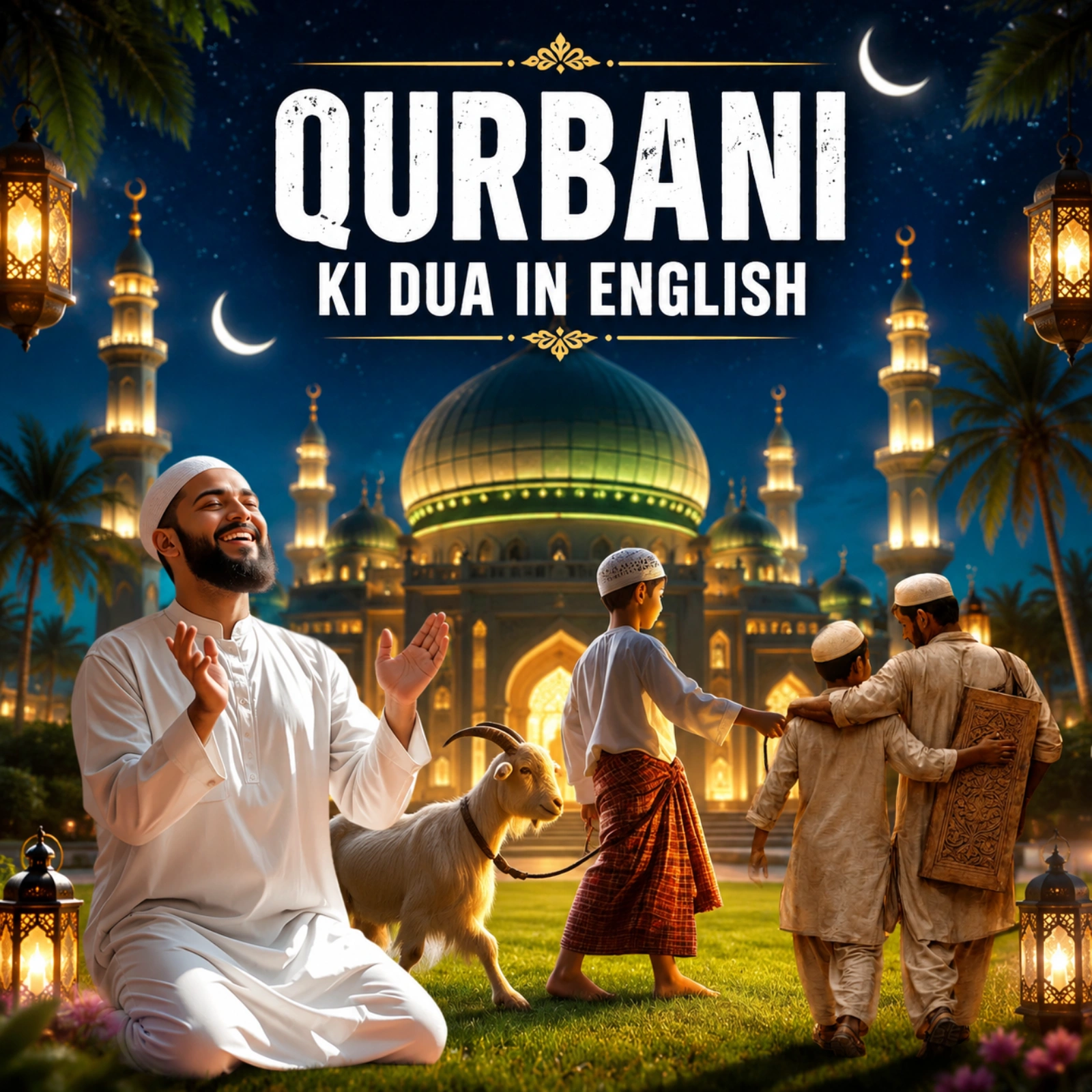 Qurbani Ki Dua In English: Arabic Text, Meaning & Niyat