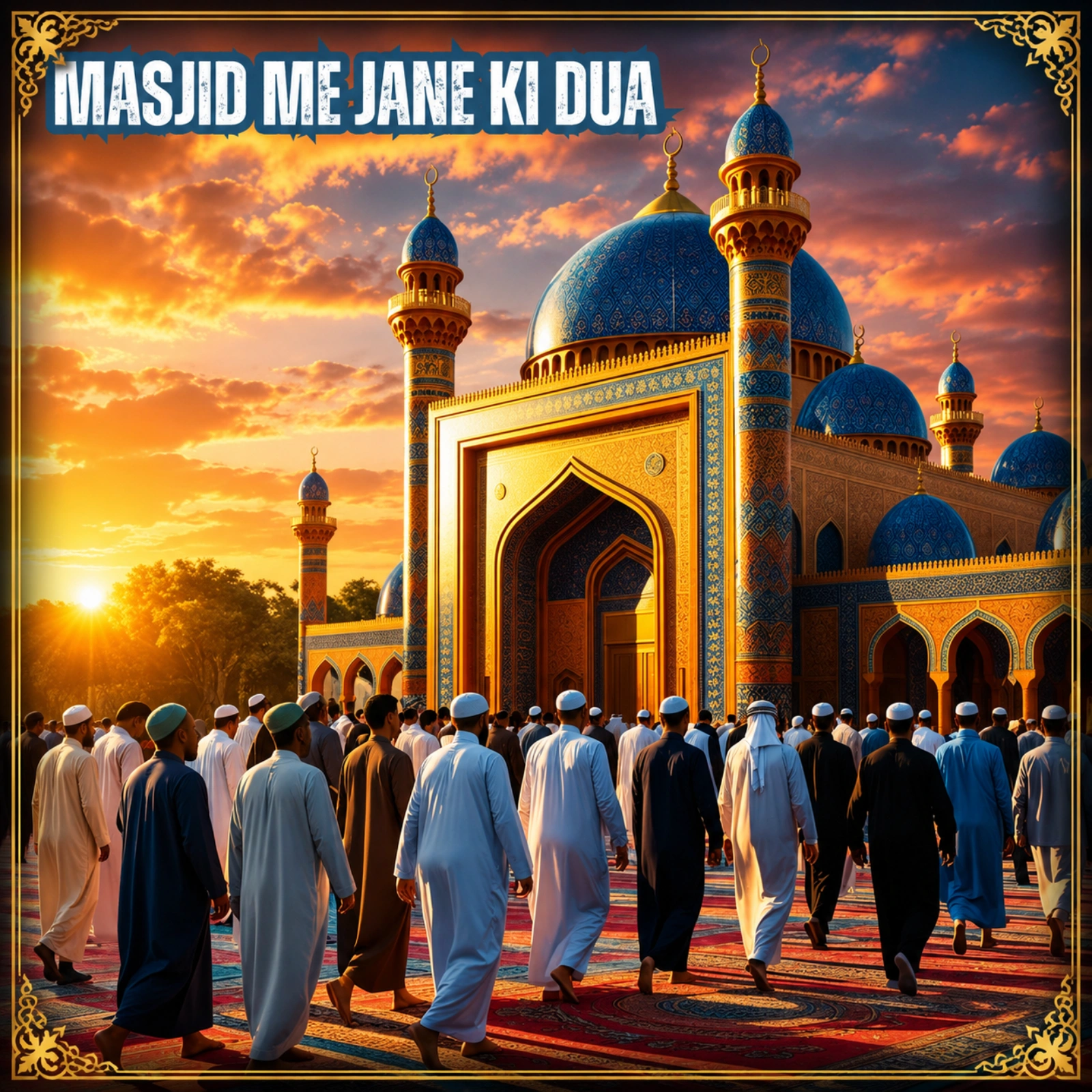 Masjid Me Jane Ki Dua – Arabic, Transliteration, Meaning & Benefits