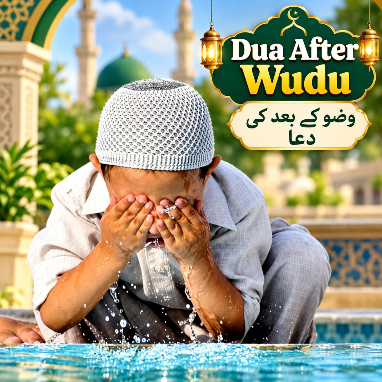 Dua After Wudu – Arabic, Transliteration, Meaning in English, Hindi & Urdu