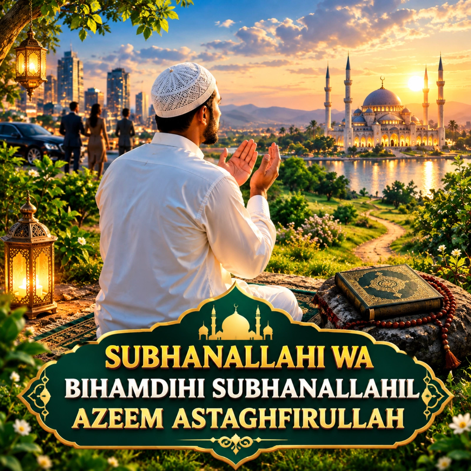 Subhanallahi Wa Bihamdihi Subhanallahil Azeem Astaghfirullah – Meaning, Benefits & Hadith